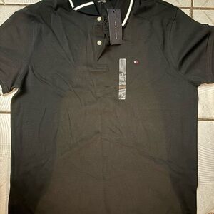 Tommy Hilfiger Men's Polo Shirt in Black